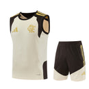Conjunto Flamengo Treino Bege 2026